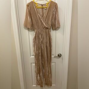 LIKE NEW XS blush jumpsuit from Anthropologie